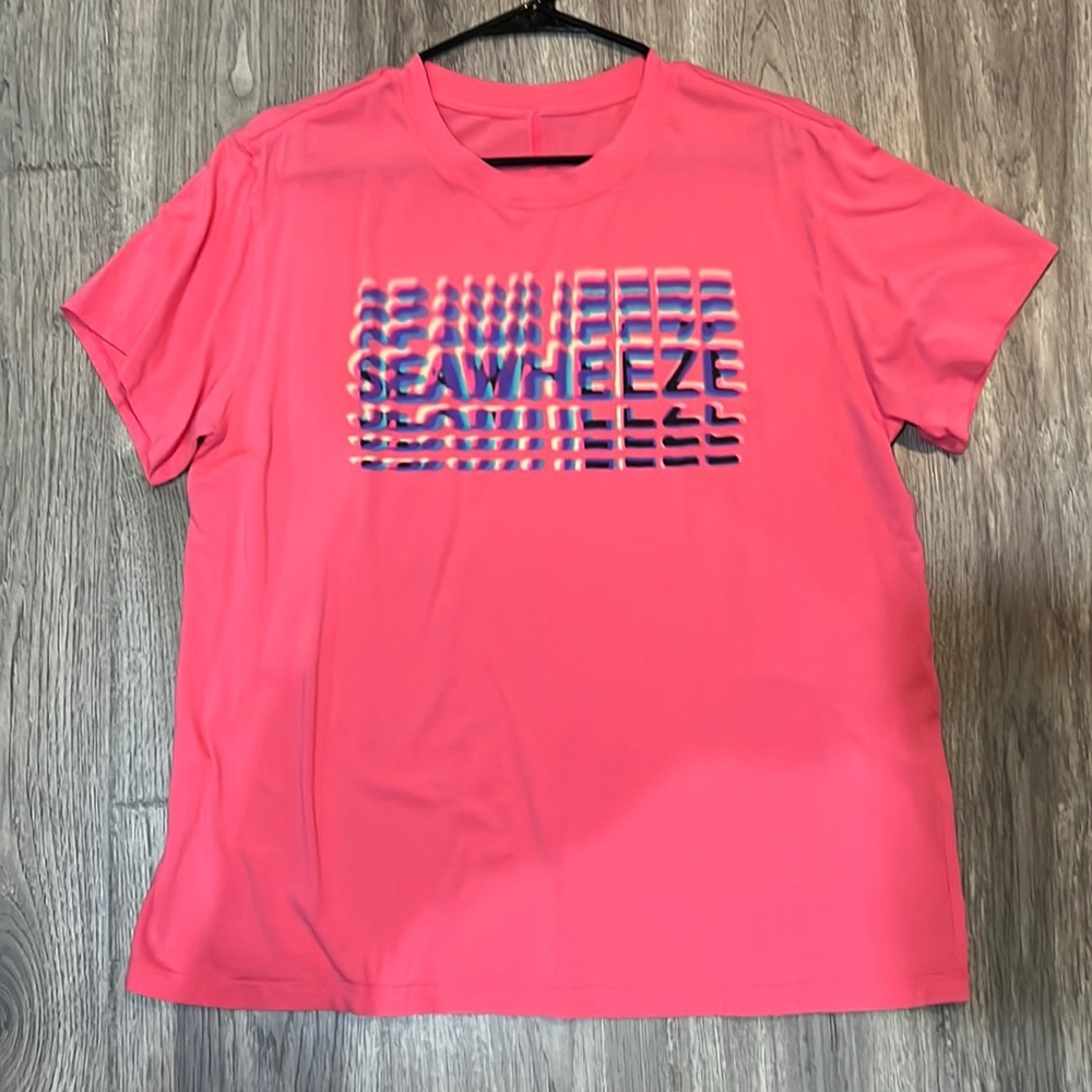 Lululemon all your tee seawheeze size 8